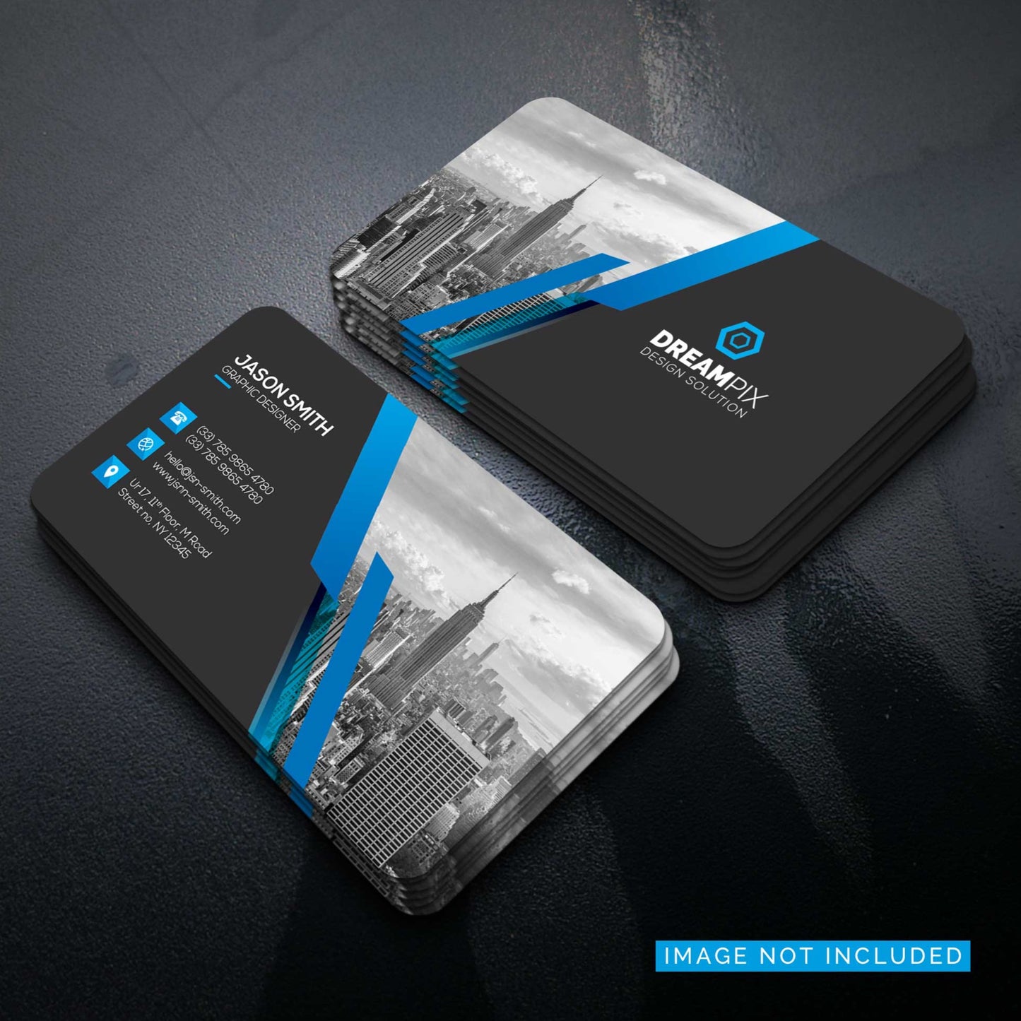 Standard Rounded Corner Matte/Dull Finish Business Cards