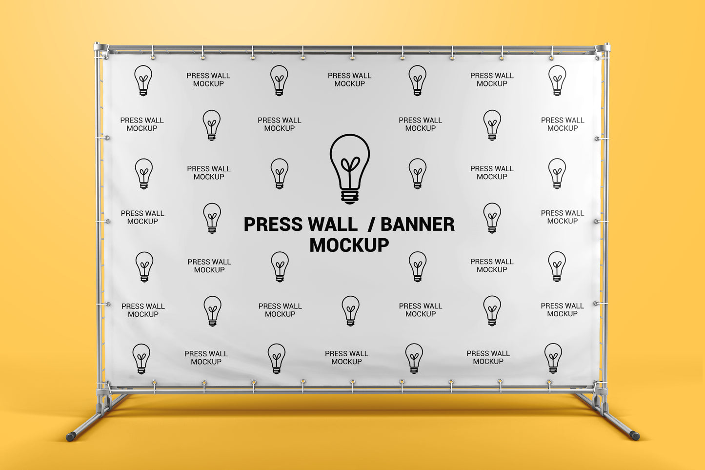 Telescopic Backdrop Banner Stand
