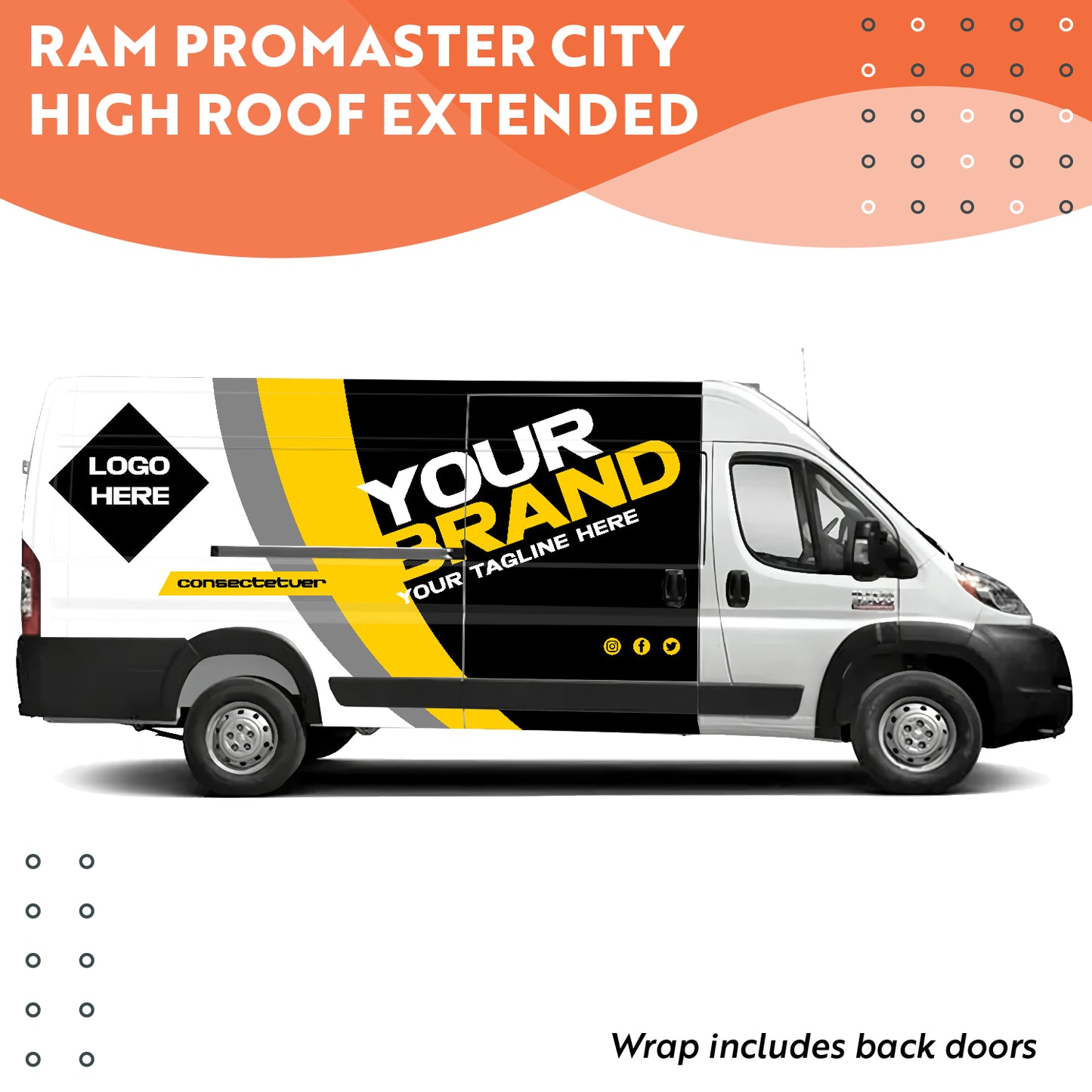 RAM Promaster City High Roof Extended