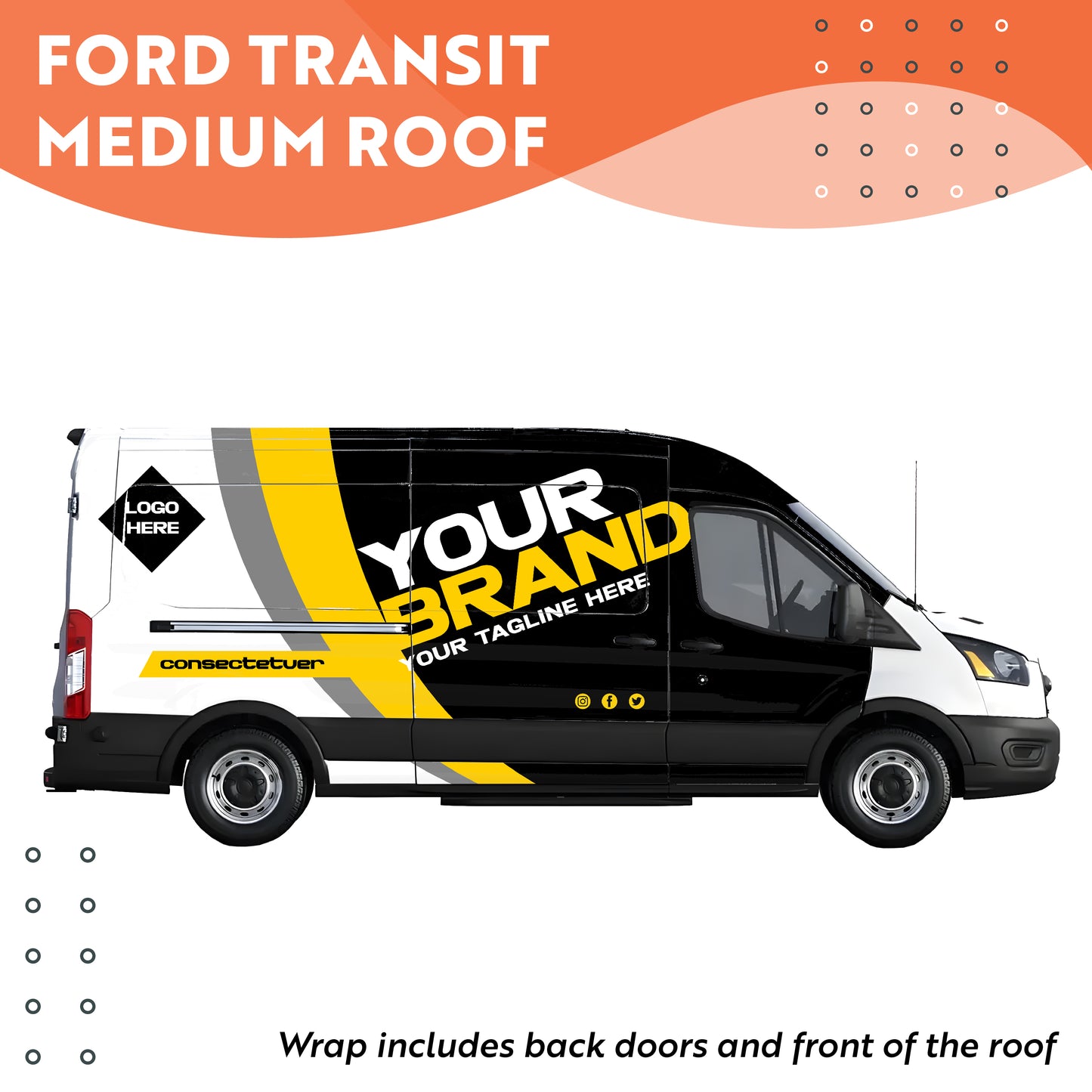 Ford Transit Meduim Roof