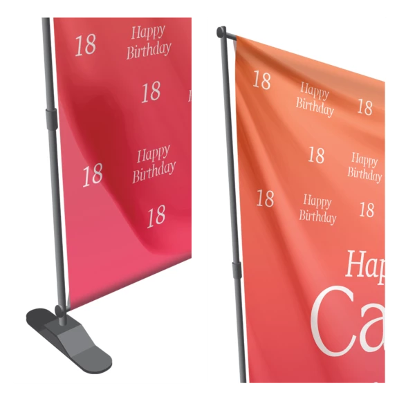 Telescopic Backdrop Banner Stand