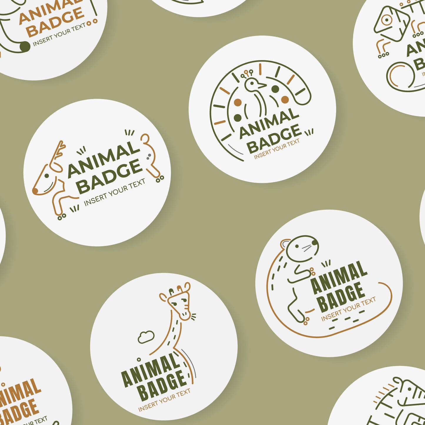 Circles or Square Decals