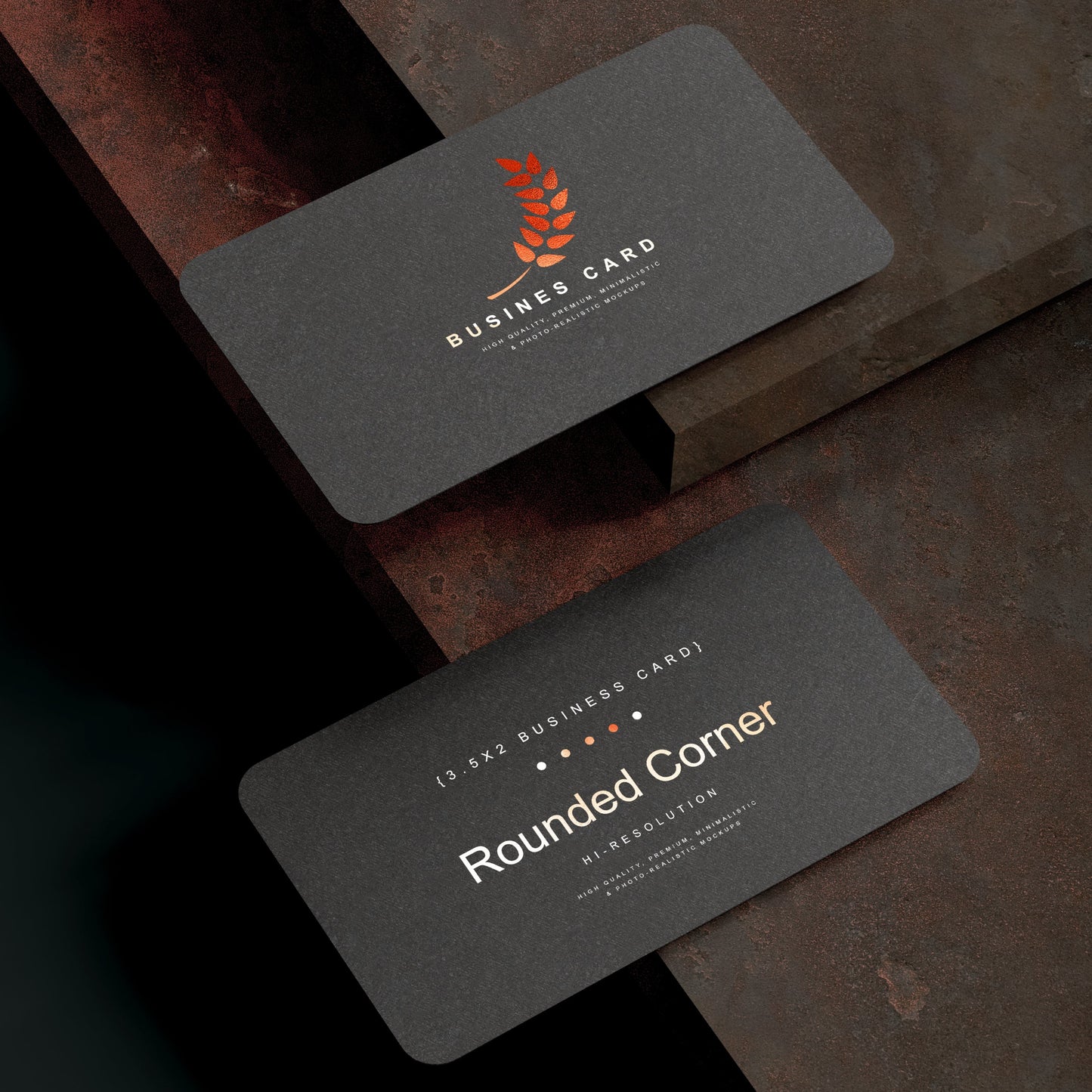 Standard Rounded Corner Matte/Dull Finish Business Cards