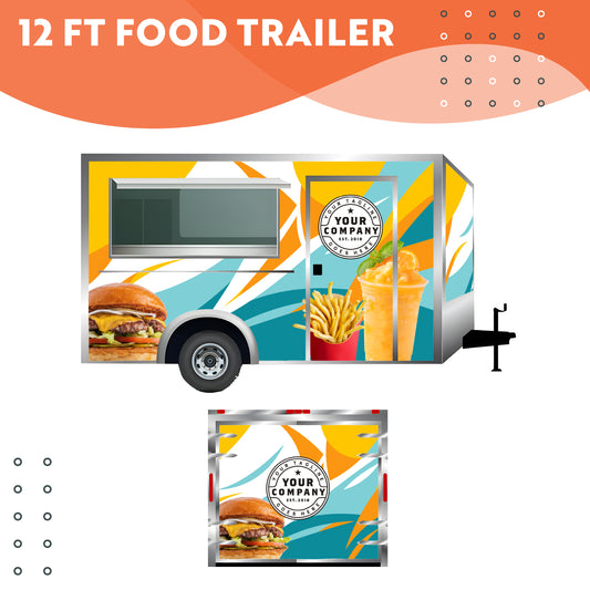 12 ft Food Trailer