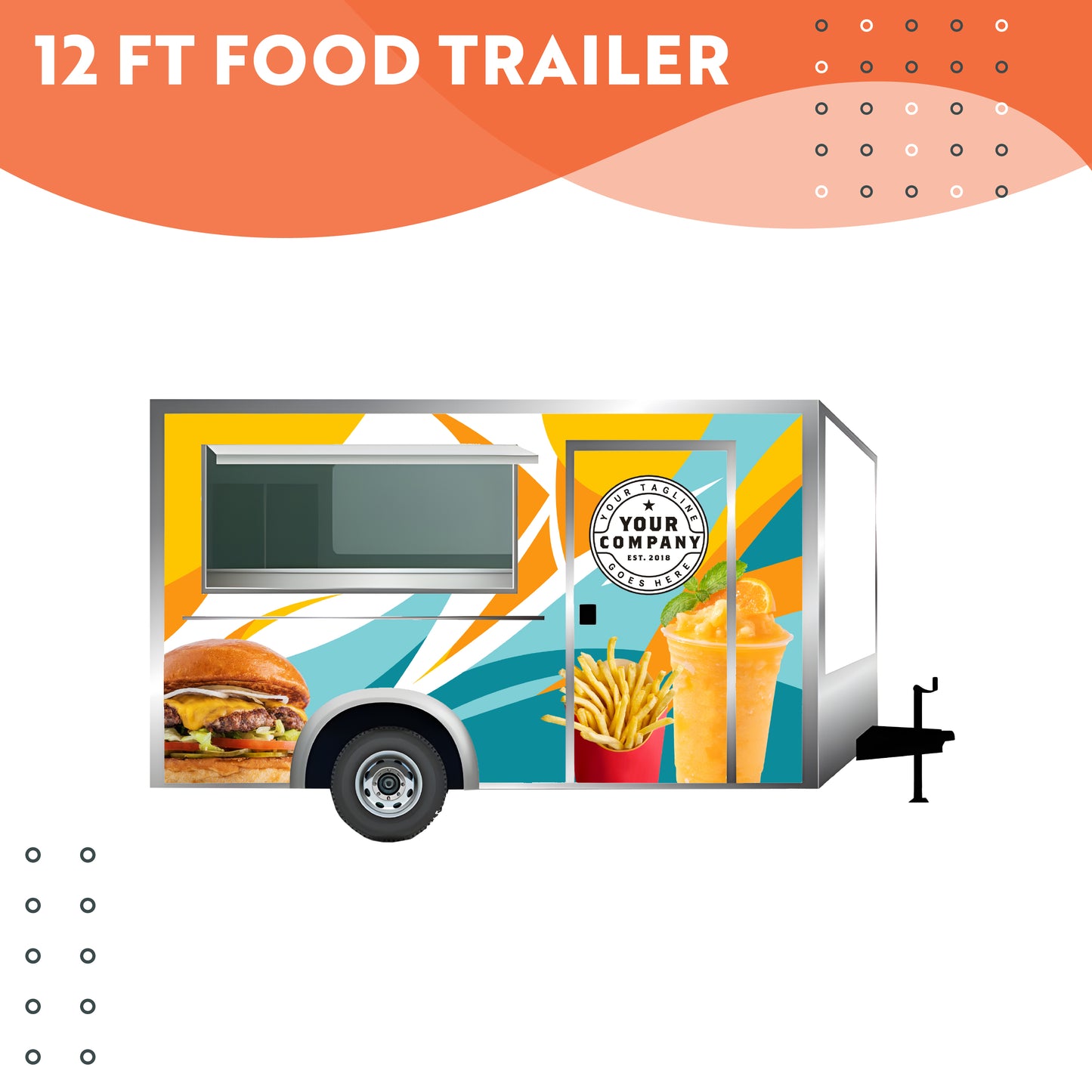 12 ft Food Trailer
