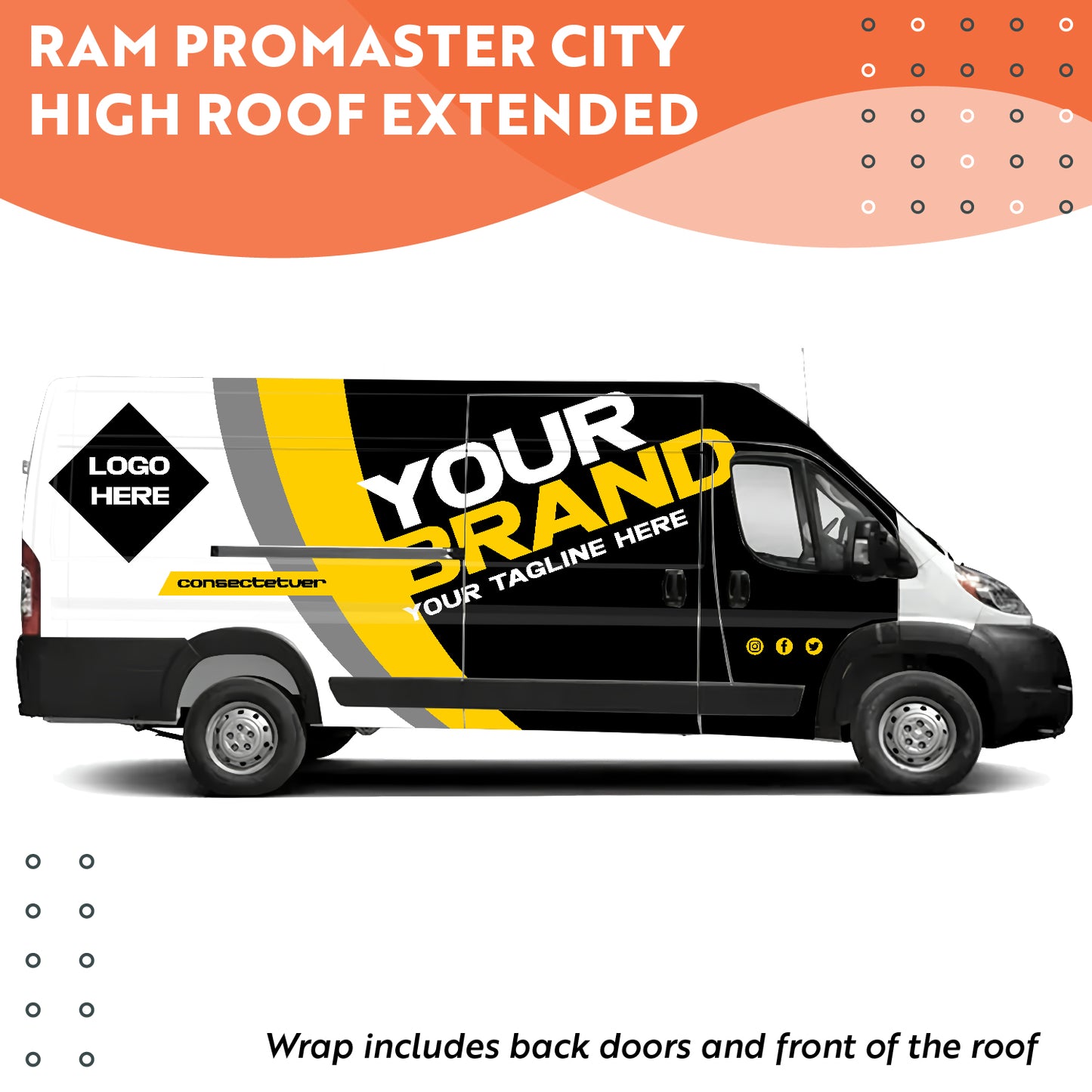 RAM Promaster City High Roof Extended