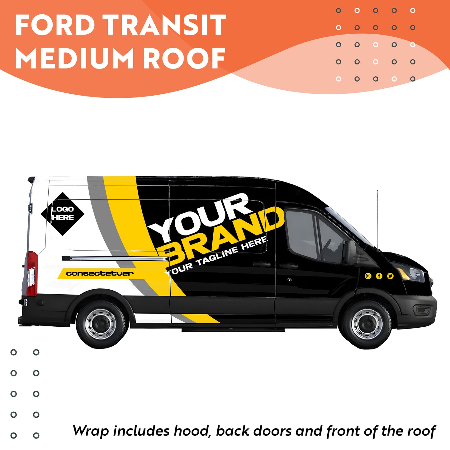 Ford Transit Meduim Roof