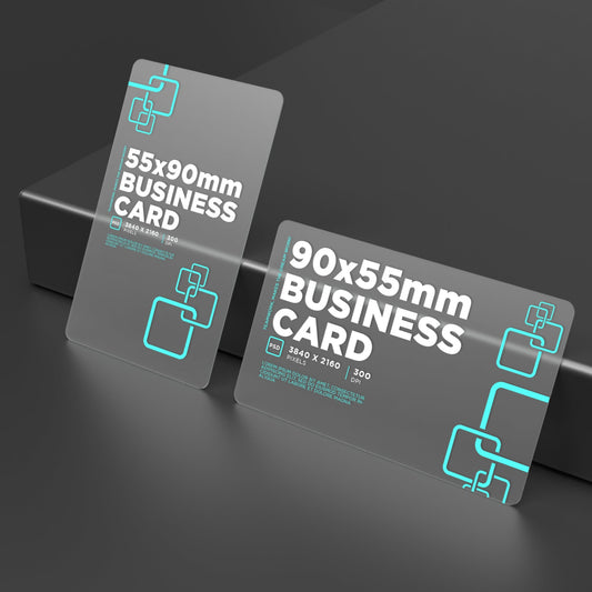 Clear Plastic Business Card